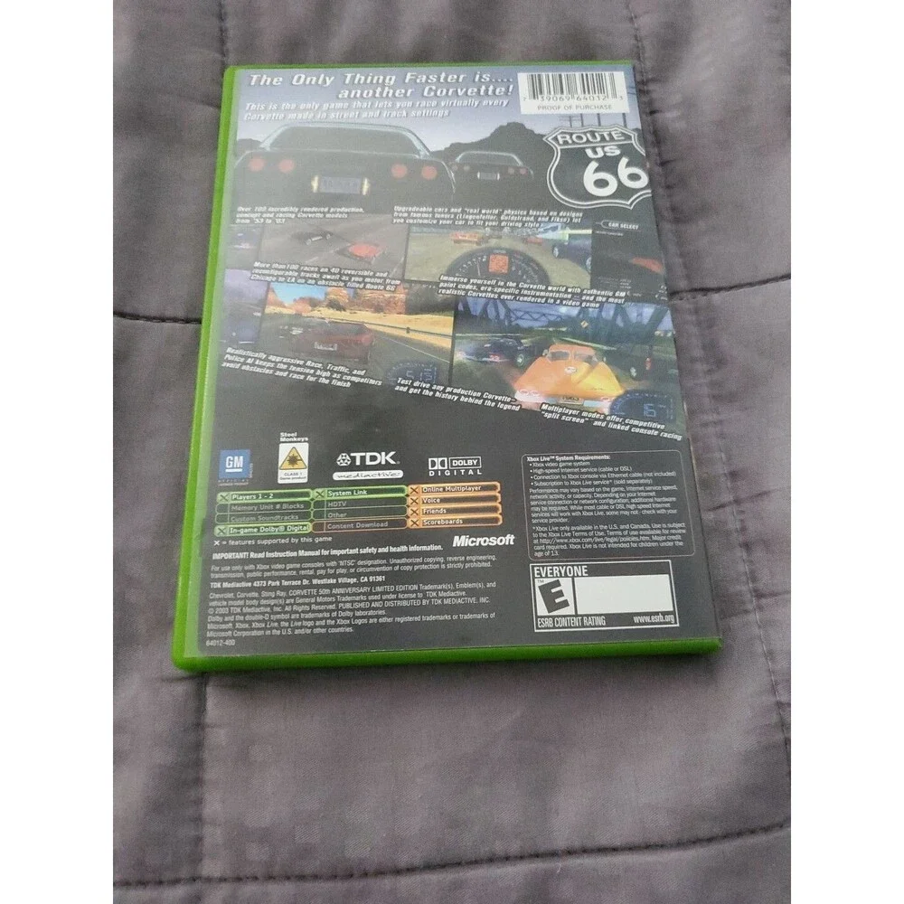 Corvette (Microsoft Xbox, 2004) CIB